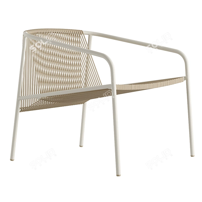 Lookout Outdoor Lounge Chair 3D model image 2