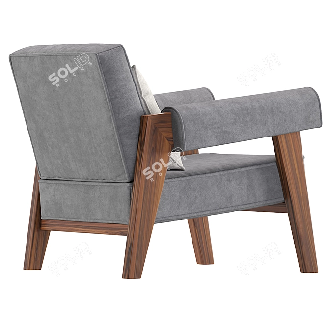 Modern Milo Eichholtz Armchair 3D model image 3