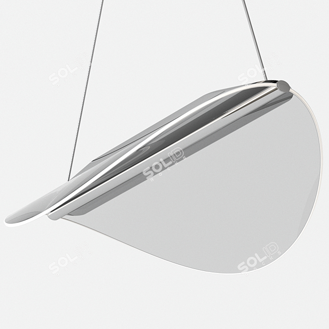 Stilnovo's Diphy PC Mirco Crosatto Pendant: Sleek LED PMMA Design 3D model image 3