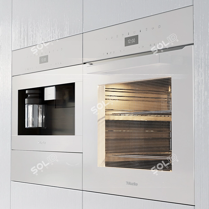 Modern White Kitchen: 2015 Edition 3D model image 5