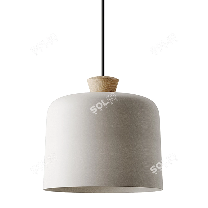 Pastel Macaron Pendant Light 3D model image 3