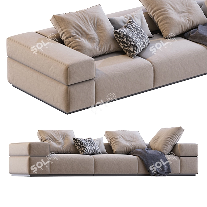 Brick Lane Modular Sofa 3D model image 6