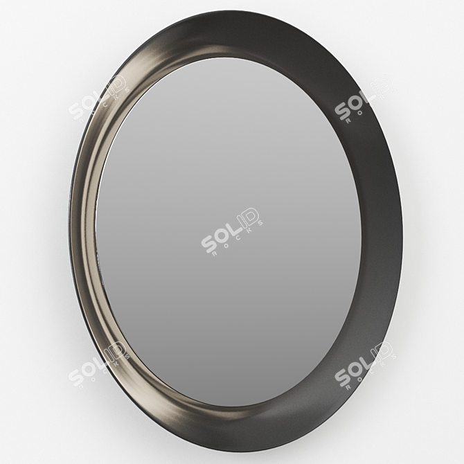  Illuminated Round Mirror: Happy D.2 Plus 3D model image 2
