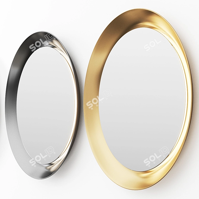  Illuminated Round Mirror: Happy D.2 Plus 3D model image 5