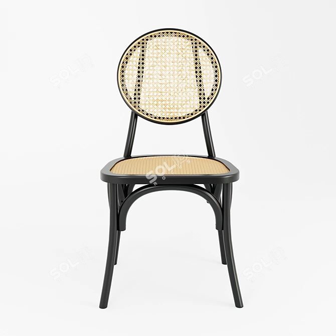 Elegant Stage Chair 3D model image 2