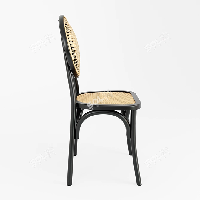 Elegant Stage Chair 3D model image 3