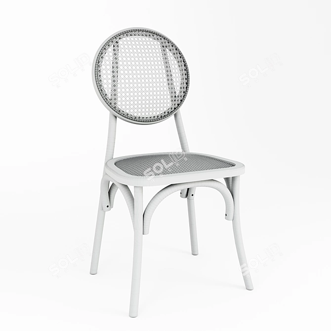 Elegant Stage Chair 3D model image 4