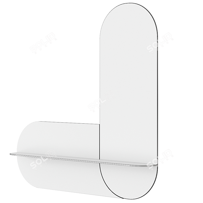 Rolf Benz 936 Oval Mirror 3D model image 3