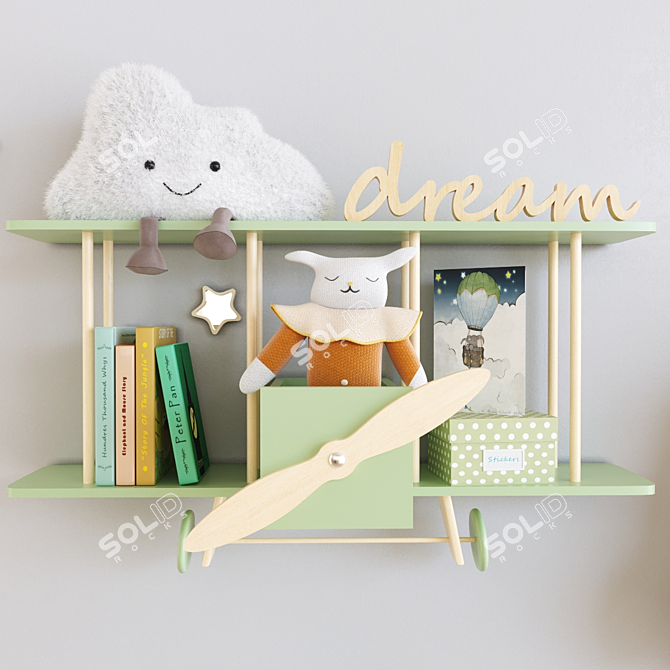 Dreamy Kids Room Set 3D model image 2