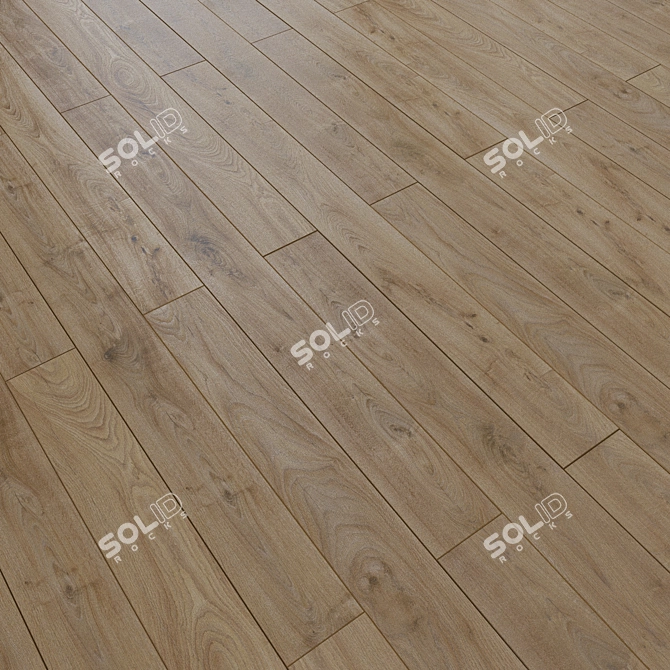 TER HUERNE Copper Brown Oak Laminate 3D model image 1