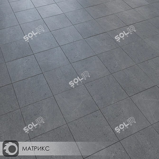 Matrix 30x30 Ceramic Floor Tile 3D model image 1