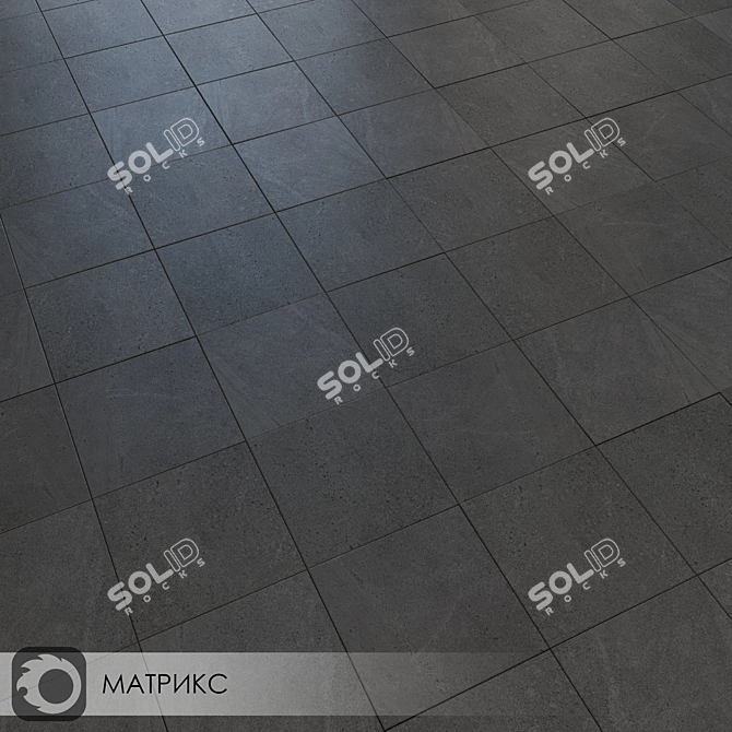 Matrix 30x30 Ceramic Floor Tile 3D model image 2
