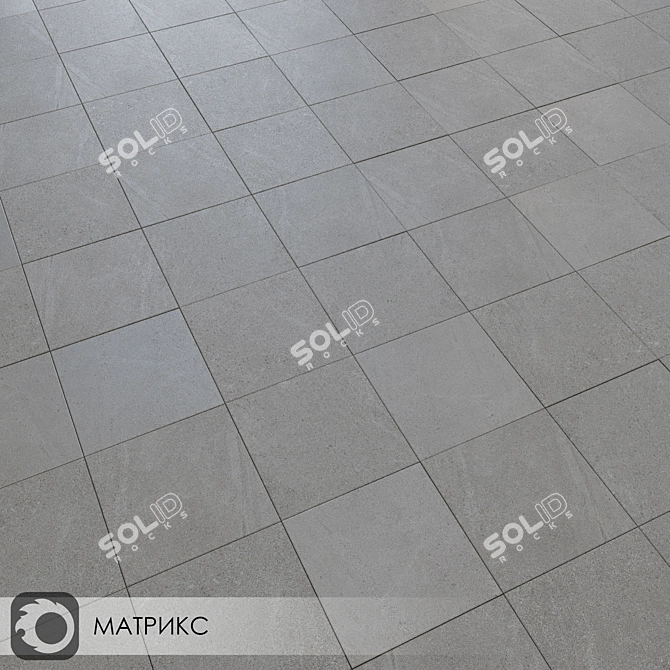 Matrix 30x30 Ceramic Floor Tile 3D model image 3