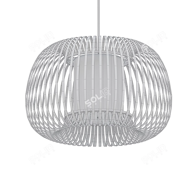 Elegant Mia Pendant Light 3D model image 2