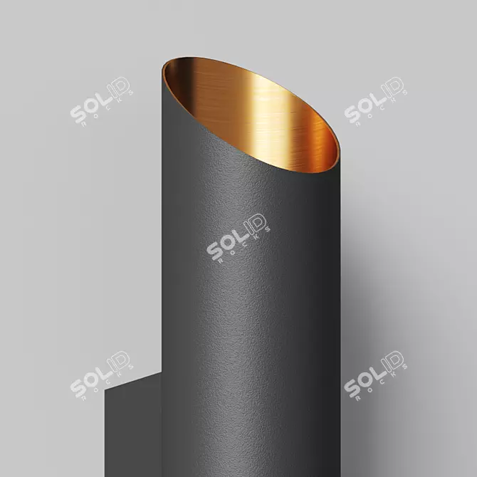 Agolada LED Outdoor Wall Light 3D model image 3