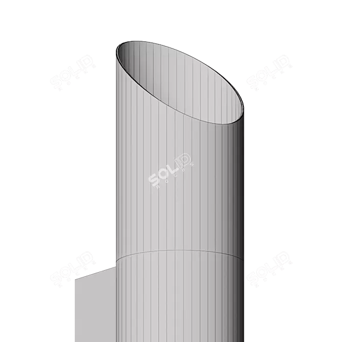 Agolada LED Outdoor Wall Light 3D model image 4