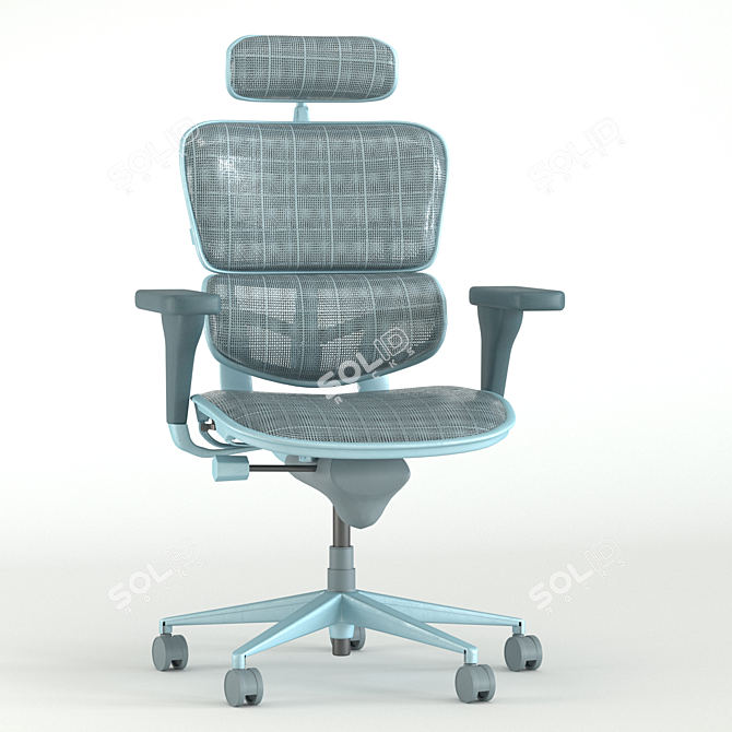 Texteres Office Chair Set 3D model image 2