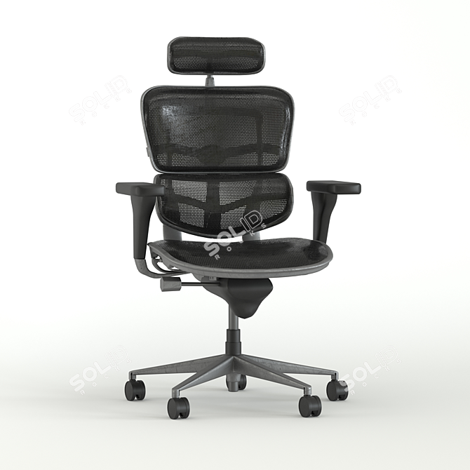 Texteres Office Chair Set 3D model image 4