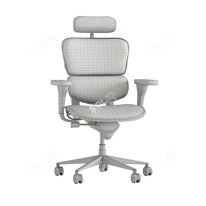 Texteres Office Chair Set 3D model image 9