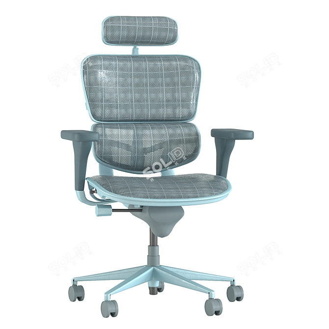 Texteres Office Chair Set 3D model image 10