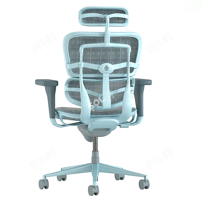 Texteres Office Chair Set 3D model image 12