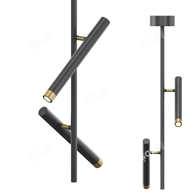 Modern Lampatron LOOK Ceiling Lamp 3D model image 1