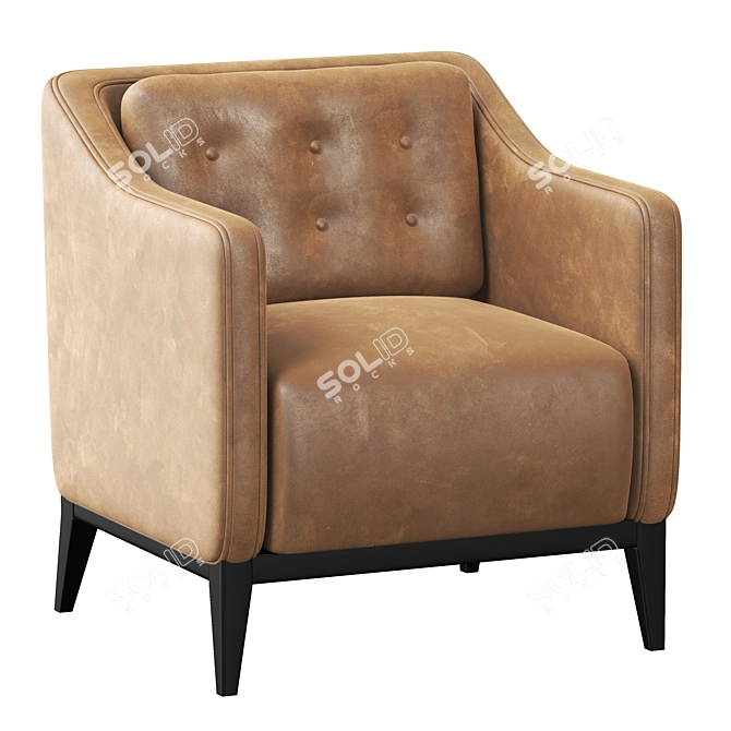 Premium Hampton Chair by Romatti 3D model image 1