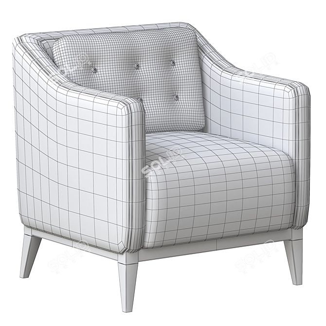 Premium Hampton Chair by Romatti 3D model image 5