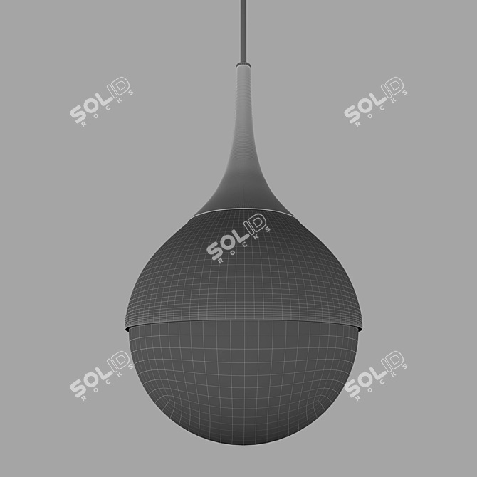 Elegant Poise Pendant Lamp 3D model image 5