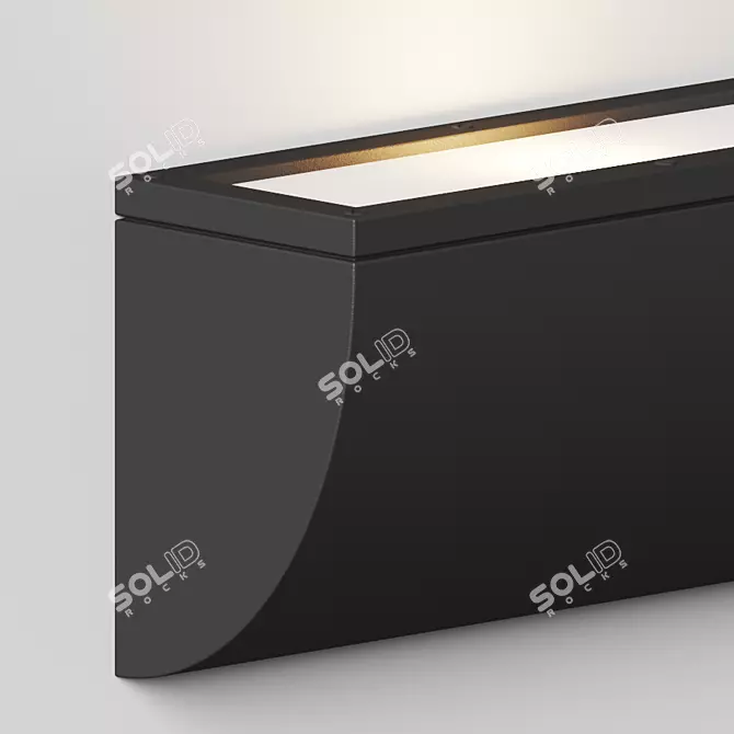 Versatile Scoop Wall Sconce: Stylish, Directional Lighting 3D model image 4