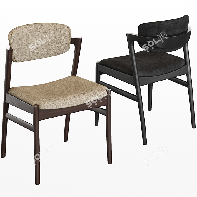 Elegant Matilda Armchair: Stylish and Comfortable 3D model image 2