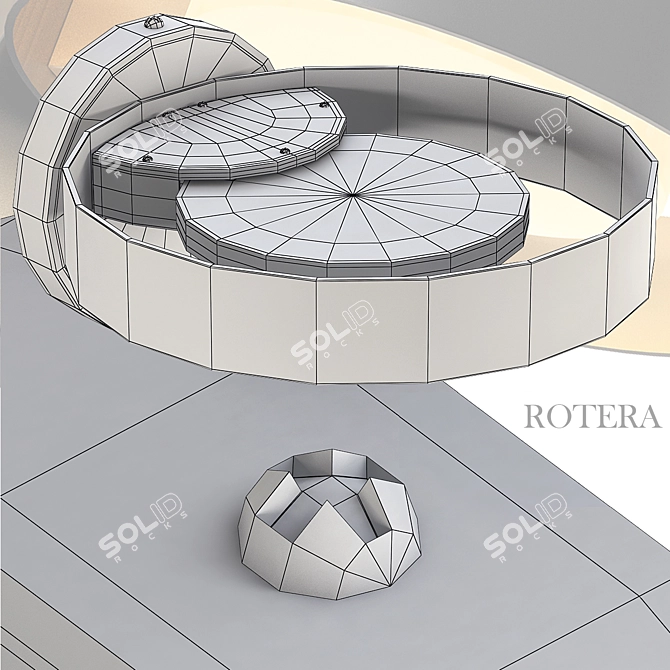 Rotera Wall Light Fixture 3D model image 2