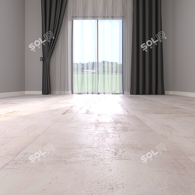 Rebel White 60x120: Floor & Wall Perfect 3D model image 2