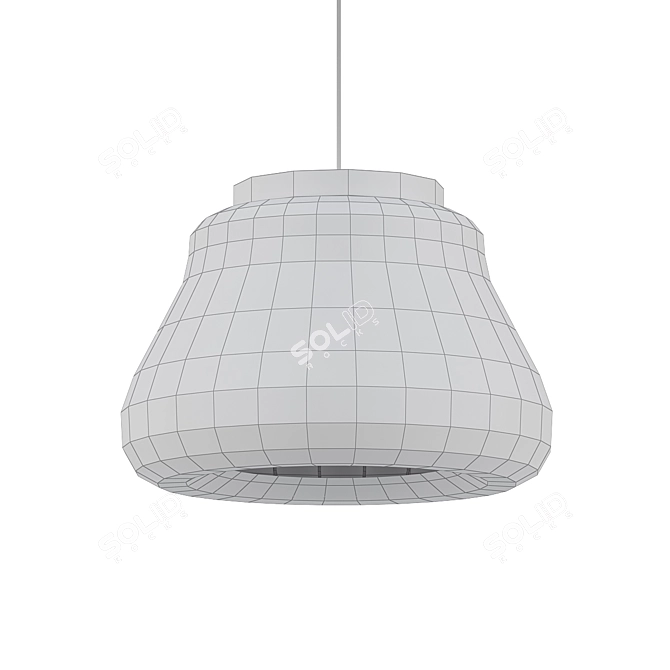 Elegant Lily Pendant Light 3D model image 2