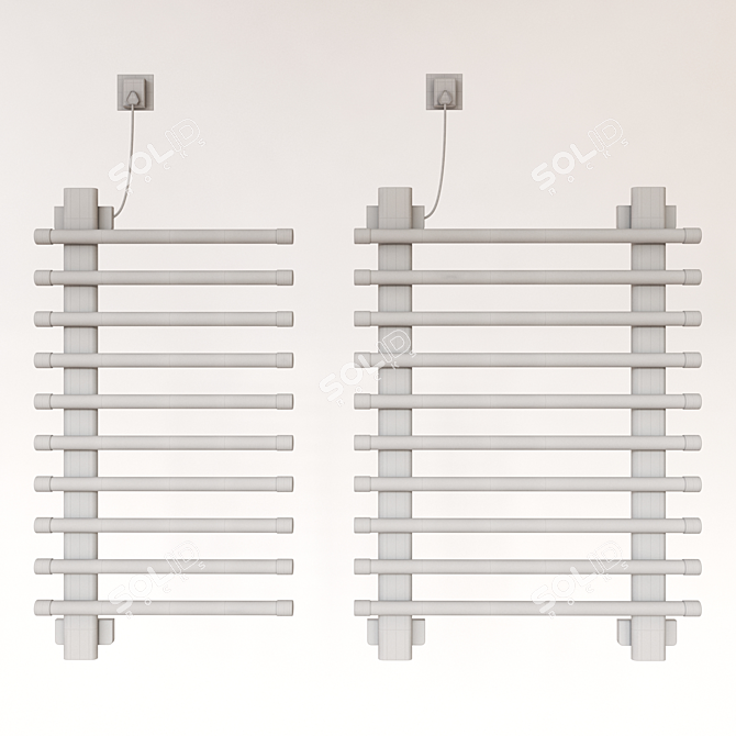 Sleek Rail2 in 3Ds Max 2016 3D model image 4