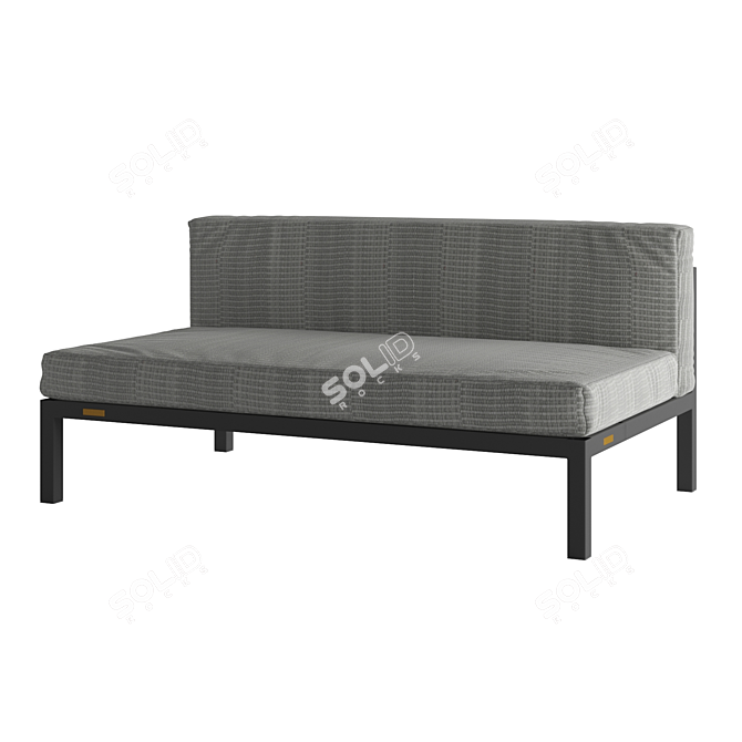 Stylish Legardo MEZZO Sofa 3D model image 1