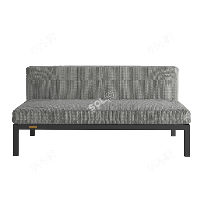 Stylish Legardo MEZZO Sofa 3D model image 2