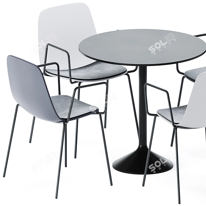 Sleek Stato Table by Colos 3D model image 7