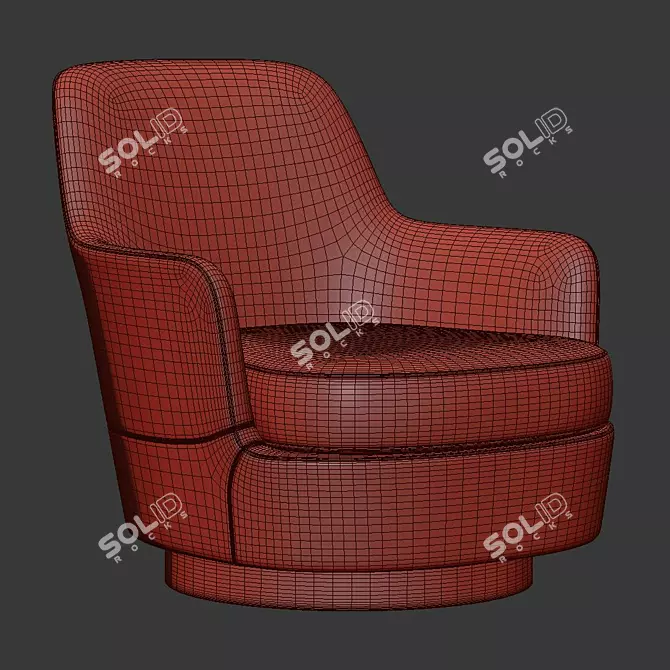 Elegant Jacques Armchair: Modern Design 3D model image 5