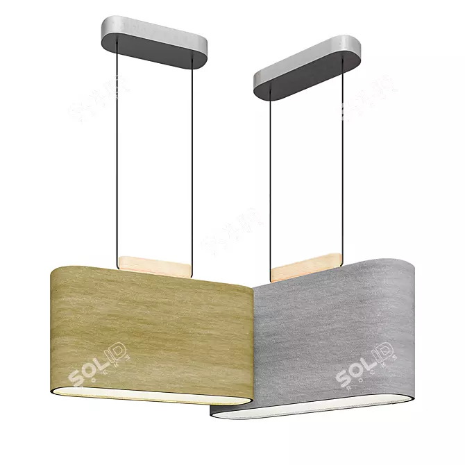 Modern Handcrafted Pablo Belmont Pendant 3D model image 3