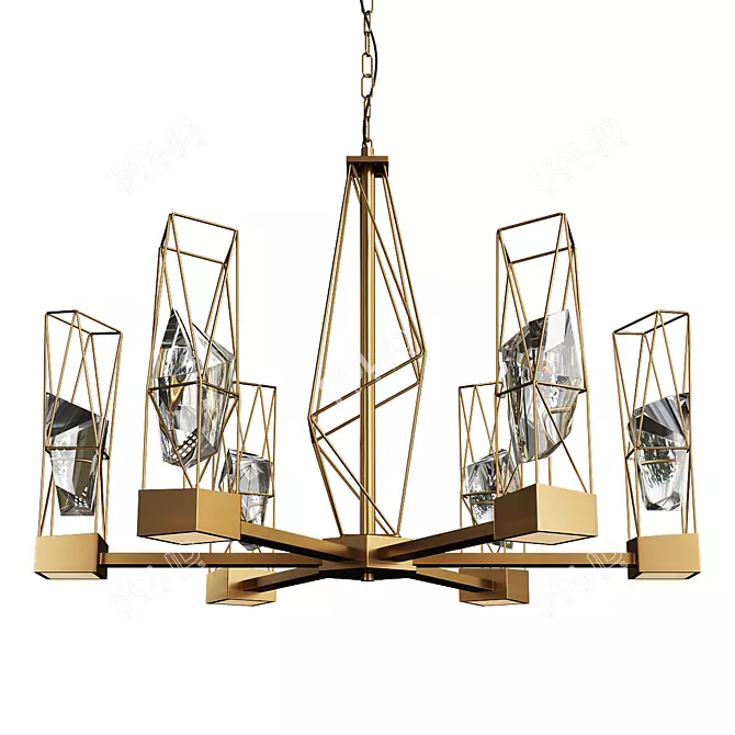 Elegant Berger Lamp: Modern Design 3D model image 1