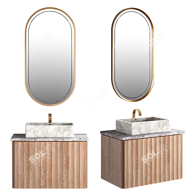 Perfectly Designed Vanity 3D model image 1