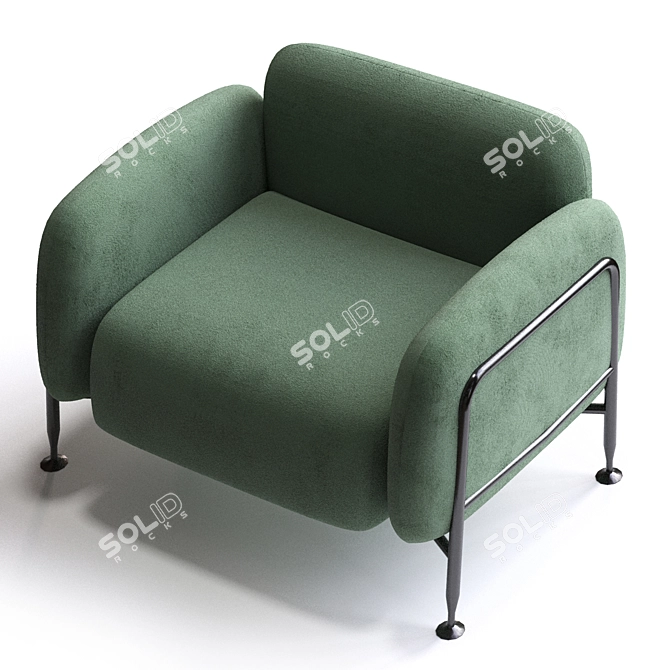 Ultimate Comfort Mega Sofa 3D model image 3