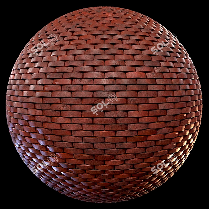 Seamless Brick Lattice Texture 3D model image 6