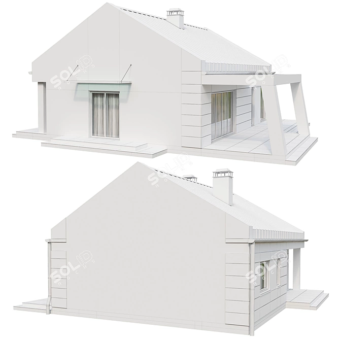 Modern Charm: Urban House Vol.5 3D model image 9
