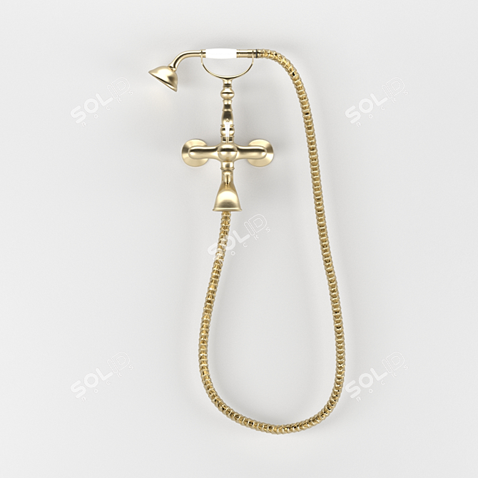 Artistic Classic Shower Mixer 3D model image 2