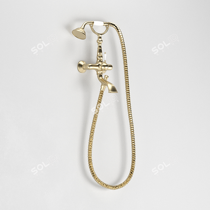 Artistic Classic Shower Mixer 3D model image 3