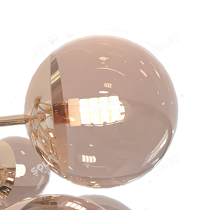 Luxury Megapolis Lamp 3D model image 8