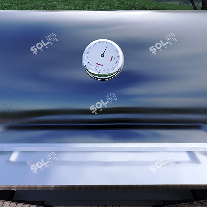 IKEA GRILLSKÄR GRILLSKER: Outdoor Grill and Prep Station 3D model image 4