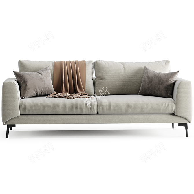 Modern Boconcept Fargo Sofa 3D model image 4